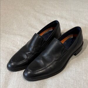Cole Haan Black Leather Slip-On Loafers